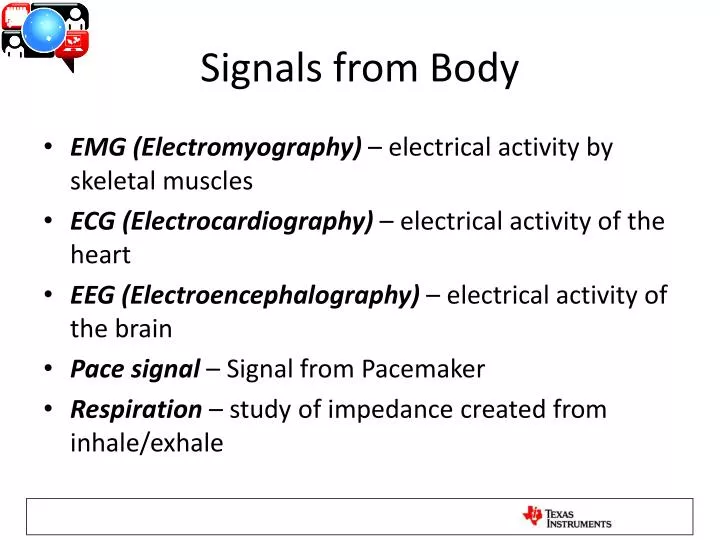 signals from body