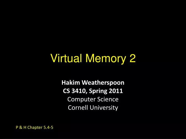 virtual memory 2