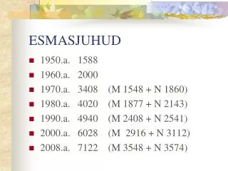 esmasjuhud