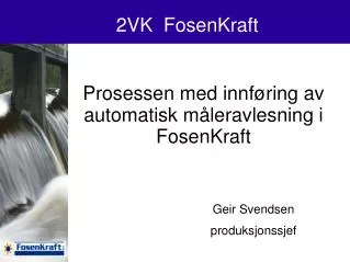 2vk fosenkraft