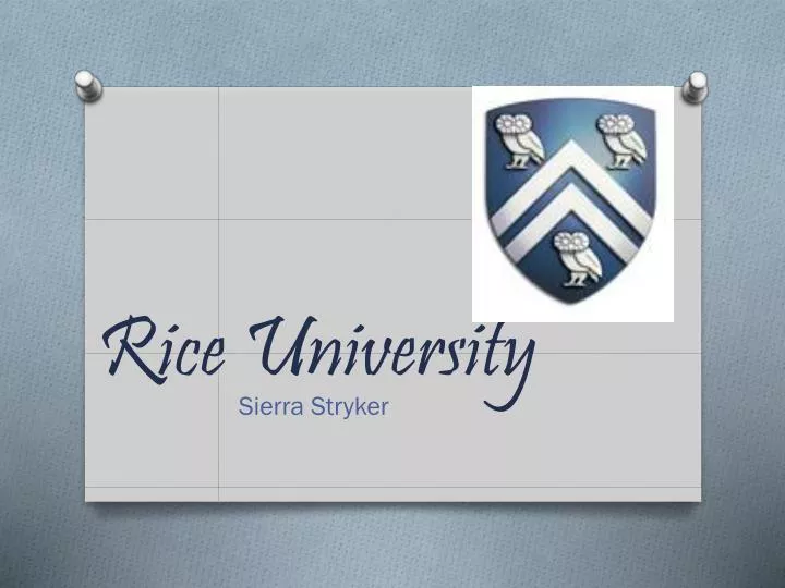 rice university presentation template