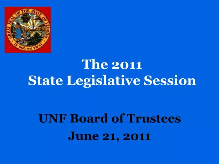 the 2011 state legislative session