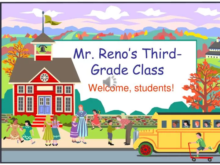 mr reno s third grade class