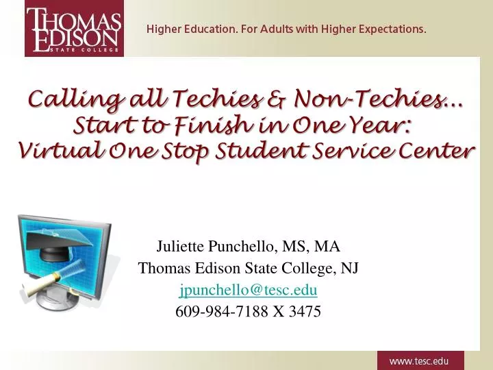 calling all techies non techies start to finish in one year virtual one stop student service center