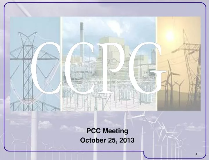 pcc meeting october 25 2013