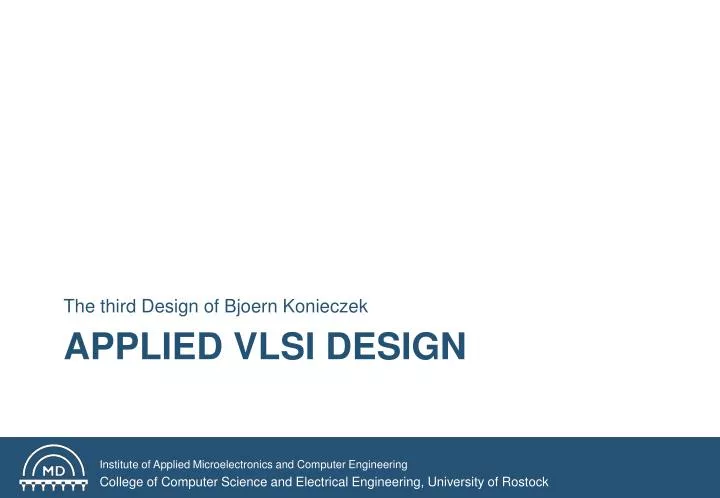 applied vlsi design