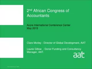 2 nd African Congress of Accountants