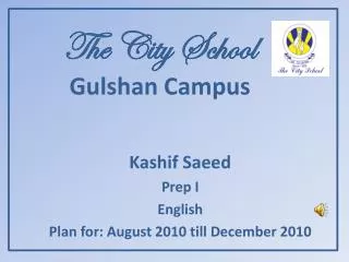 The City School Gulshan Campus