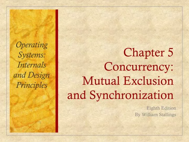 chapter 5 concurrency mutual exclusion and synchronization