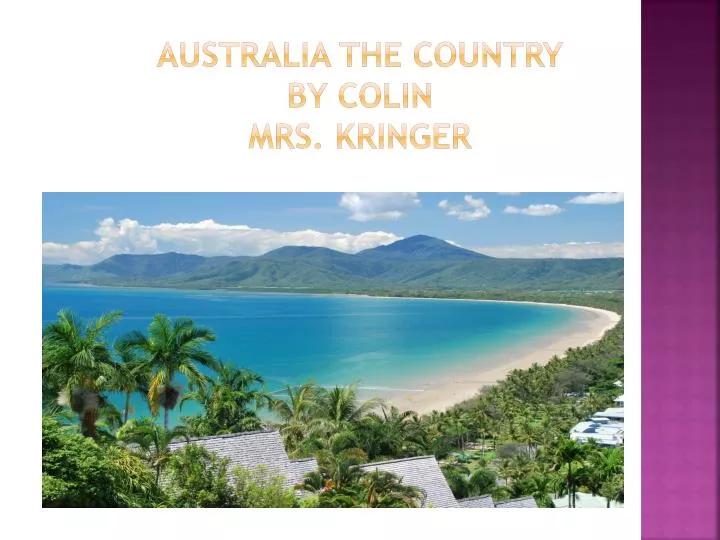 australia the country by colin mrs kringer