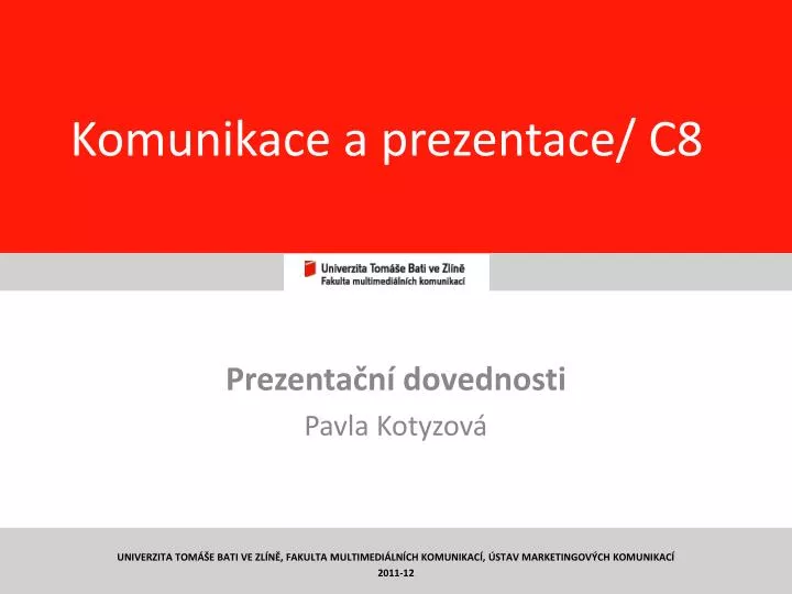 komunikace a prezentace c8