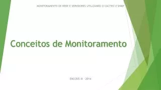 conceitos de monitoramento