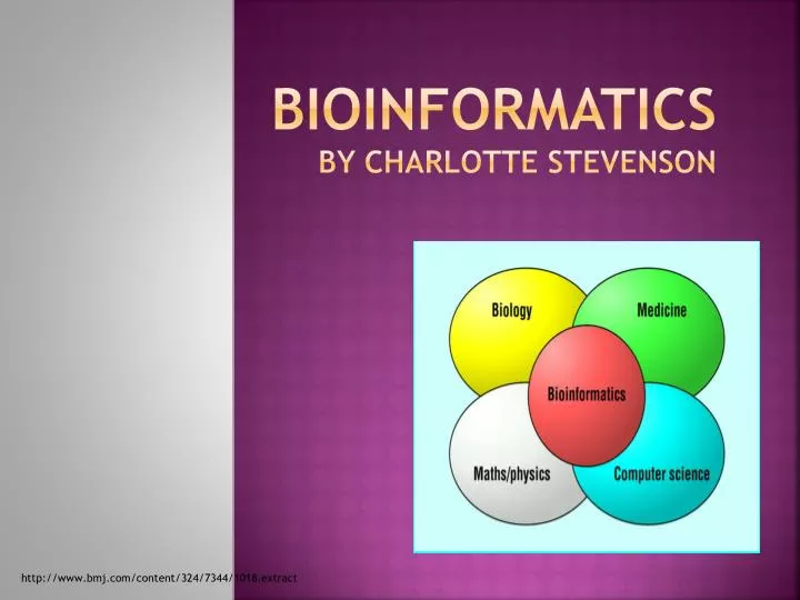 bioinformatics by charlotte stevenson