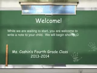welcome