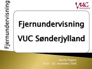 fjernundervisning