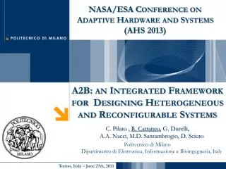 A2B: an I ntegrated Framework for Designing Heterogeneous and Reconfigurable Systems