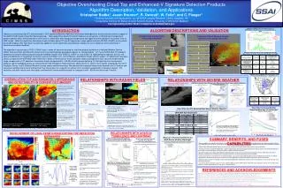Objective Overshooting Cloud Top and Enhanced-V Signature Detection Products