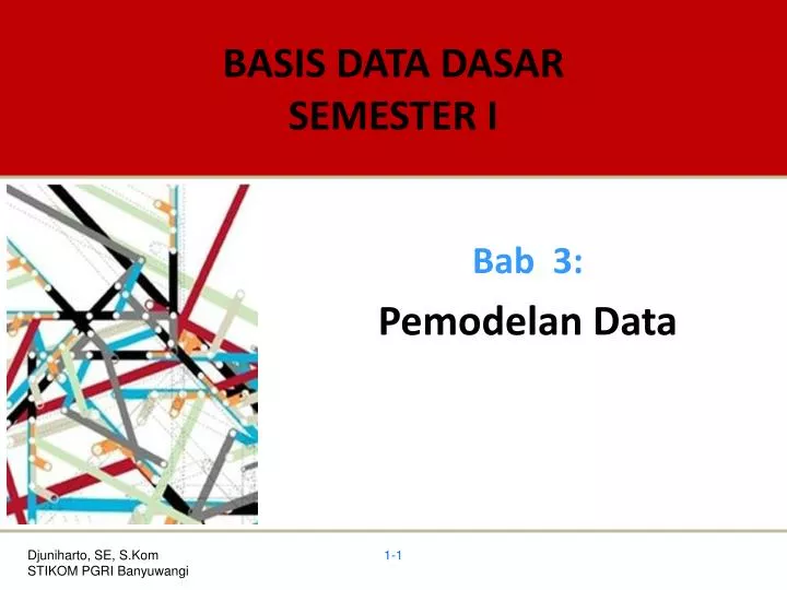 basis data dasar semester i