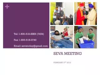 SEVA MEETING