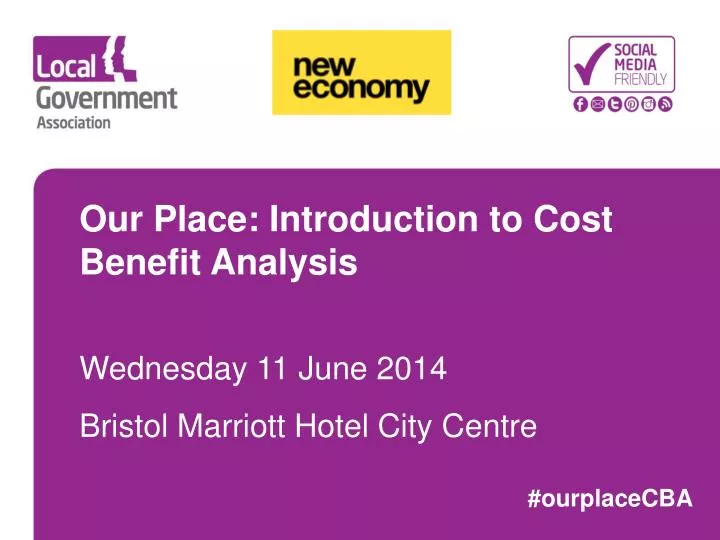 our place introduction to cost benefit analysis