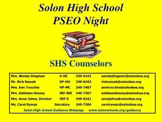 Solon High School PSEO Night