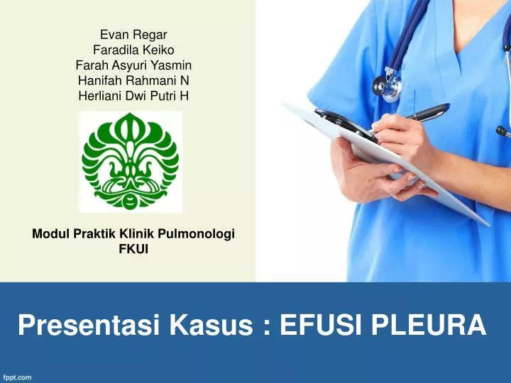 presentasi kasus efusi pleura