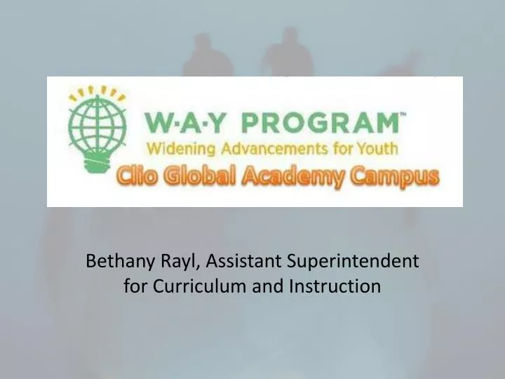 bethany rayl assistant superintendent for curriculum and instruction