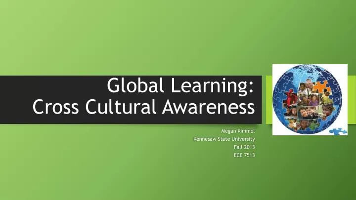 global learning cross cultural awareness
