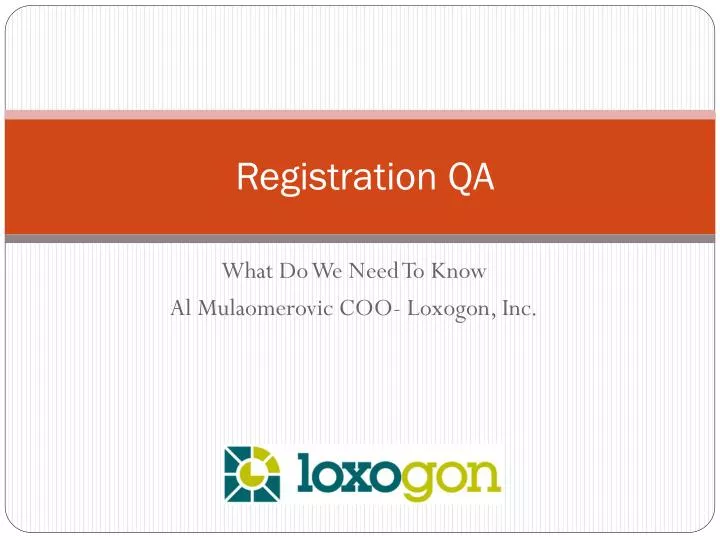 registration qa