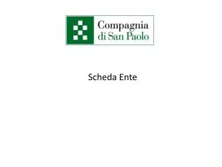 scheda ente