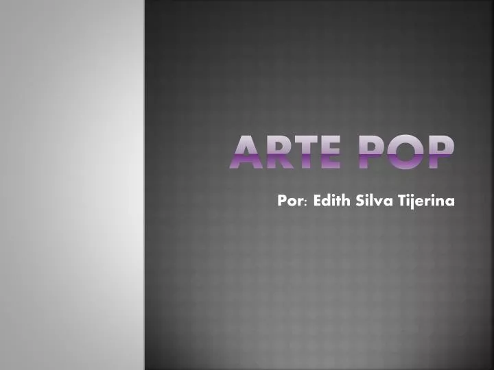 arte pop