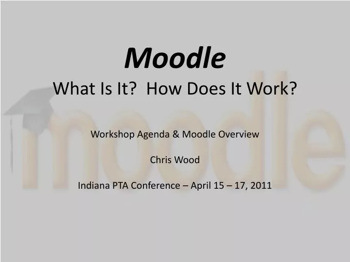 moodle what is it how does it work