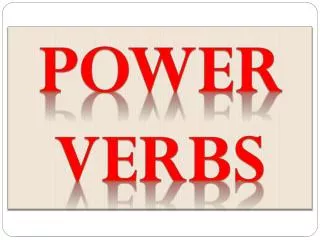 Power verbs