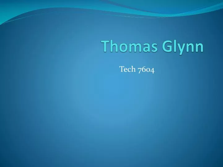 thomas glynn