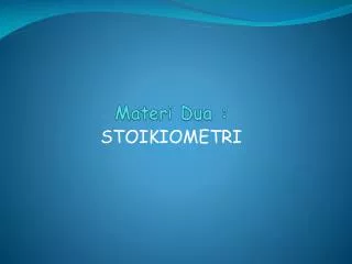 materi dua