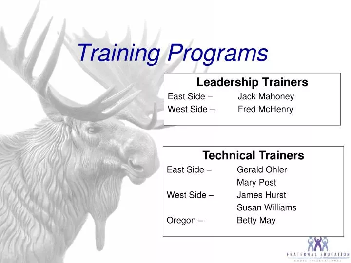 leadership trainers east side jack mahoney west side fred mchenry