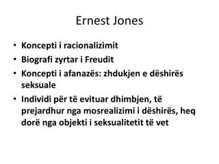 ernest jones