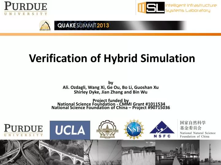 verification of hybrid simulation
