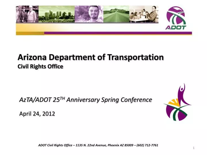 arizona department of transportation civil rights office