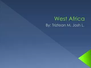 west africa