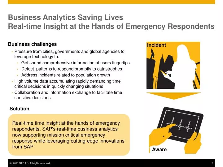 business analytics saving lives real time insight at the hands of emergency respondents