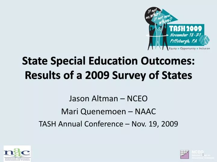state special education outcomes results of a 2009 survey of states
