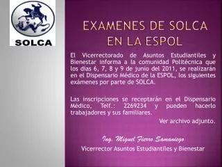 examenes de solca en la espol