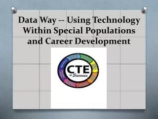 Data Way -- Using Technology Within Special Populations and Career Development