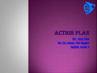 Action Plan