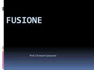prof christian cavazzoni