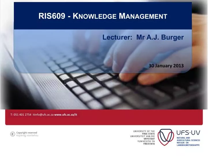 ris609 knowledge management