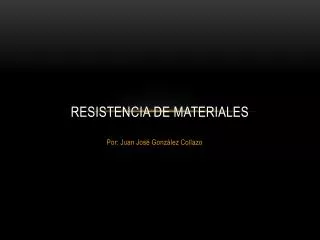 resistencia de materiales