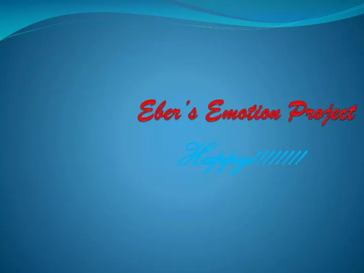 eber s emotion project