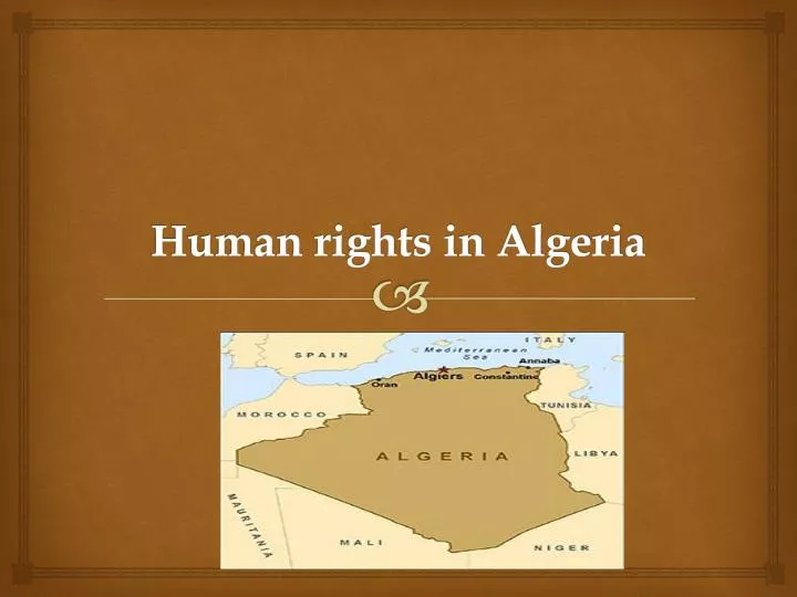 human rights in algeria